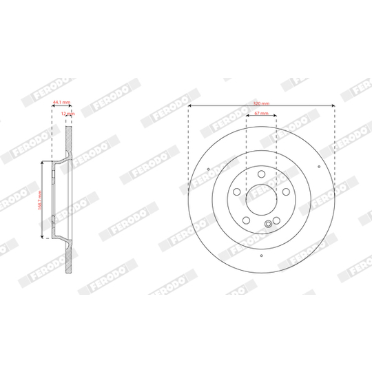 DDF3002C - Brake Disc 