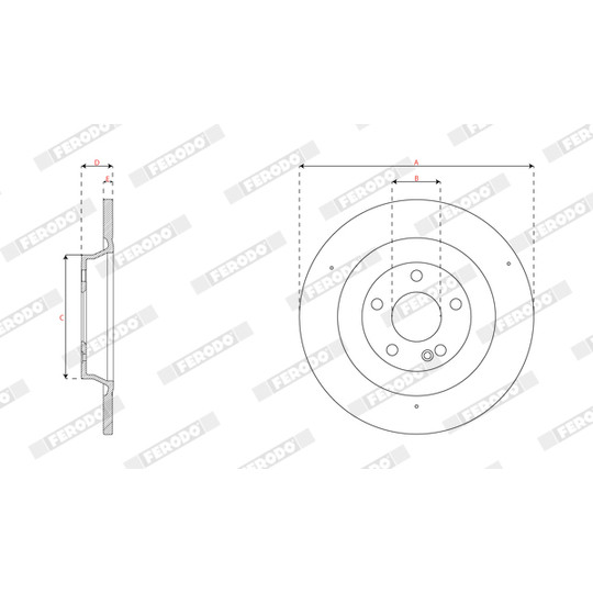 DDF3002C - Brake Disc 