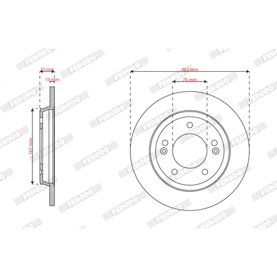 DDF3037C - Brake Disc 