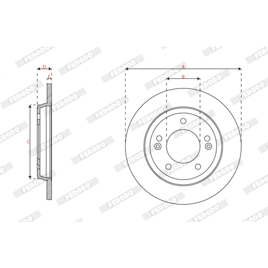 DDF3037C - Brake Disc 