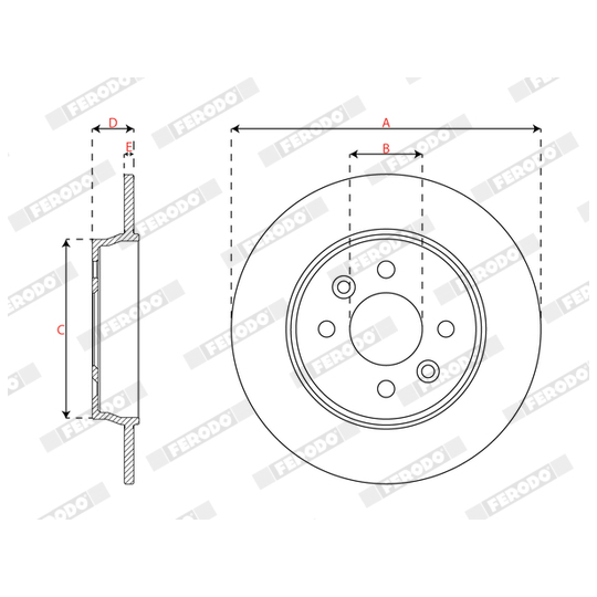 DDF3047C - Brake Disc 