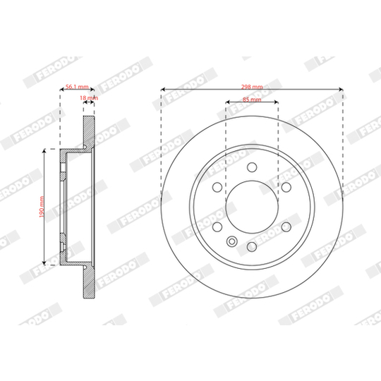 DDF2984C - Brake Disc 