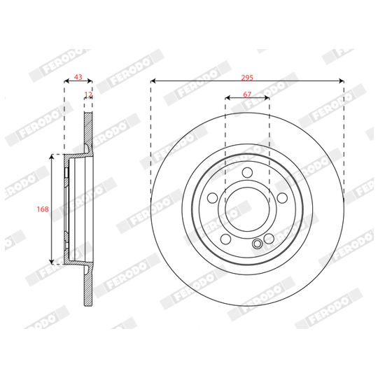 DDF3031C - Brake Disc 