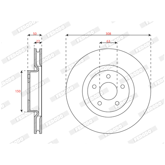 DDF3021C - Brake Disc 