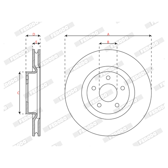 DDF3021C - Brake Disc 