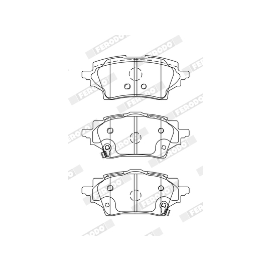 FDB5293 - Brake Pad Set, disc brake 