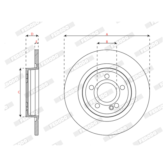 DDF3031C - Brake Disc 