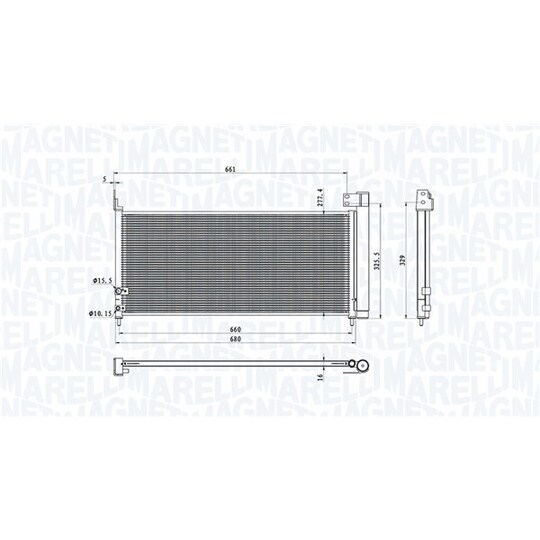 350203107200 - Lauhdutin, ilmastointilaite 