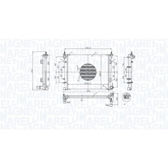 350213221900 - Radiator, engine cooling 