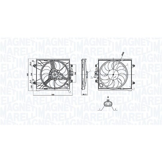 069422893010 - Ventilaator, mootorijahutus 