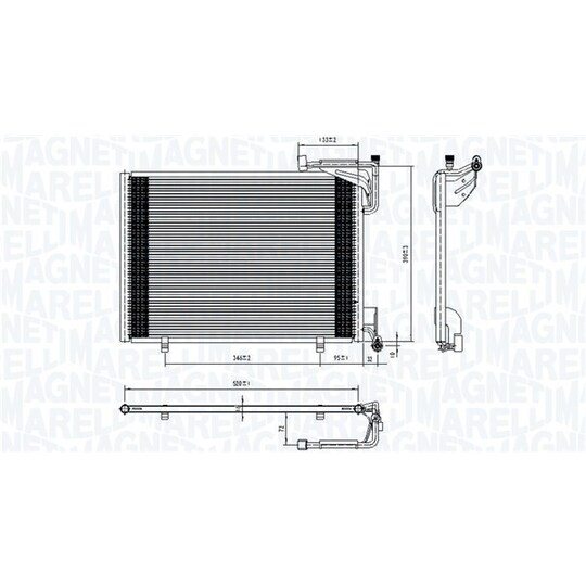 350203107100 - Condenser, air conditioning 