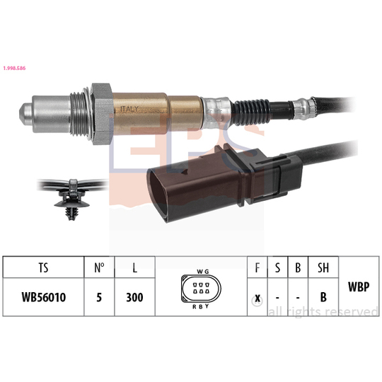 1.998.586 - Lambda Sensor 