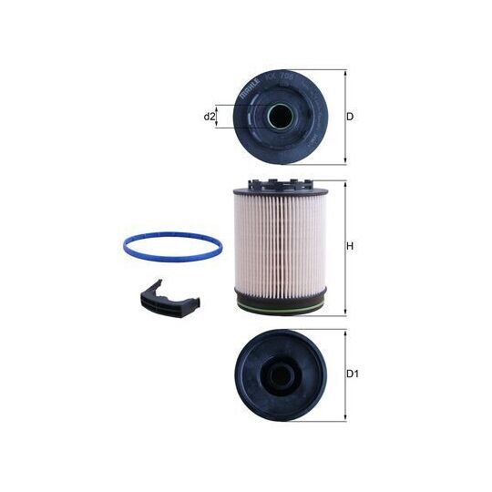 KX 705D - Fuel filter 