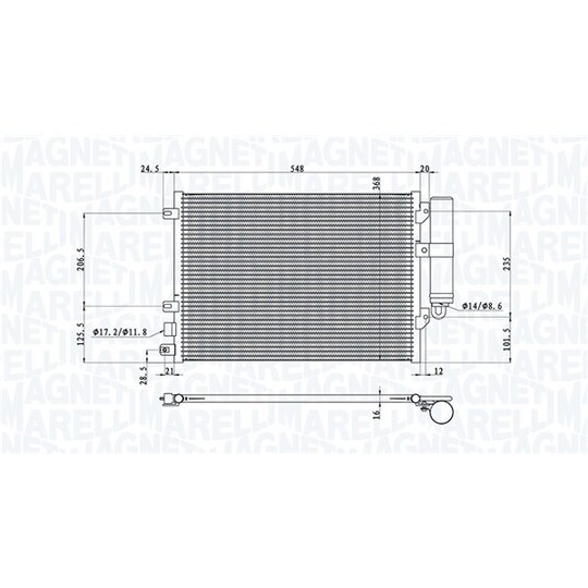 350203106900 - Condenser, air conditioning 