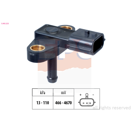 1.993.233 - Pressure Sensor, brake booster 