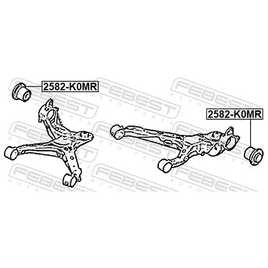 2582-K0MR - Wheel hub 