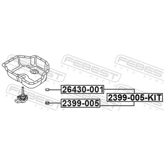 2399-005-KIT - Sulgurkruvi, õlivann 