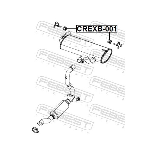 CREXB-001 - Rubber Buffer, silencer 