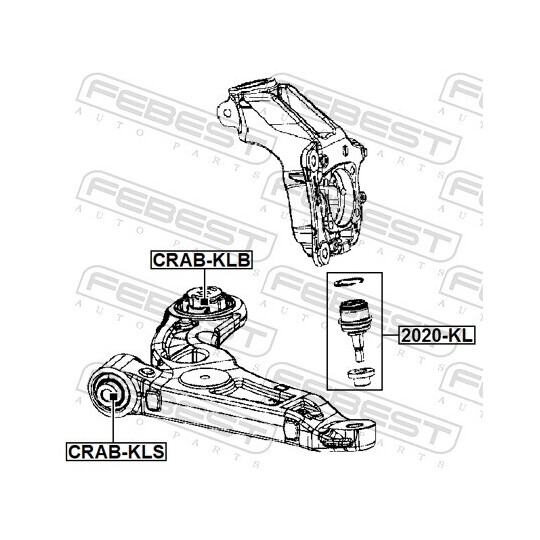 CRAB-KLS - Control Arm-/Trailing Arm Bush 