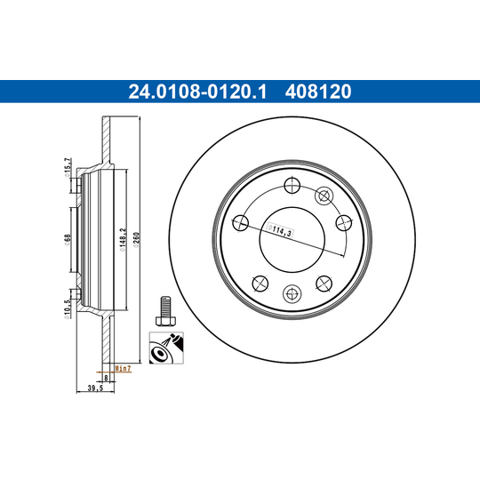 24.0108-0120.1 - Brake Disc 