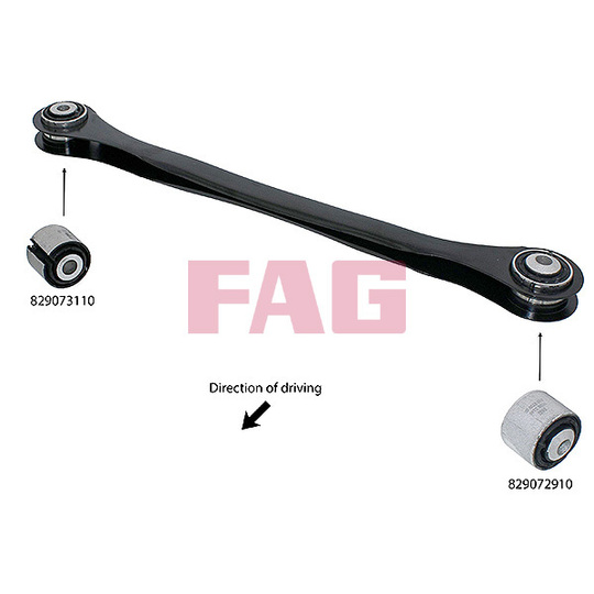 829 0731 10 - Control Arm-/Trailing Arm Bush 