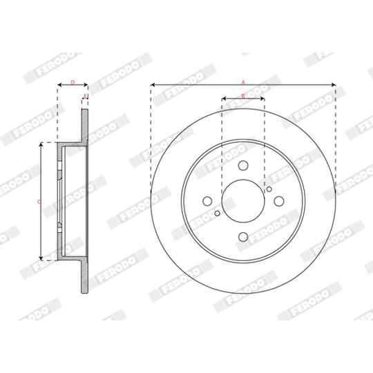 DDF3205 - Brake Disc 