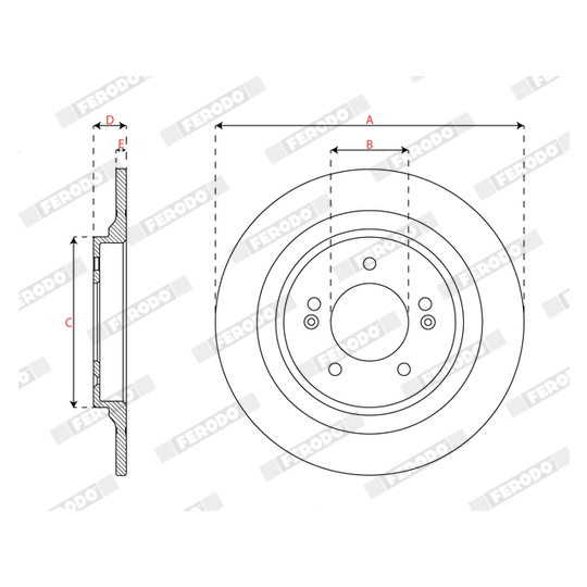 DDF3099C - Brake Disc 