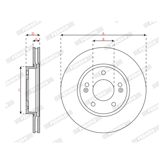 DDF3056C - Brake Disc 