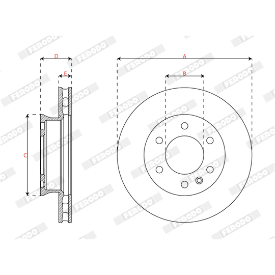 DDF3034-1 - Brake Disc 