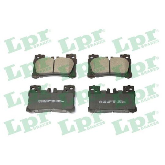 05P2318 - Brake Pad Set, disc brake 