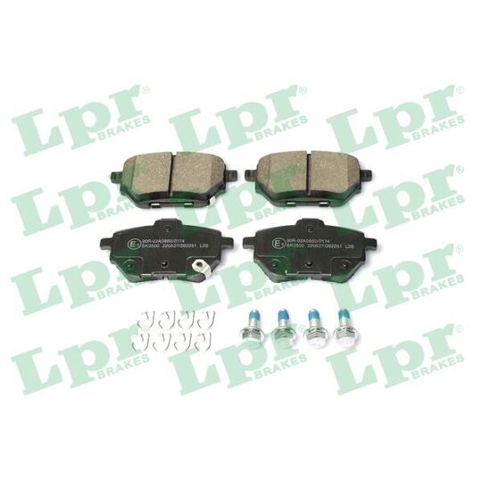 05P2251 - Brake Pad Set, disc brake 