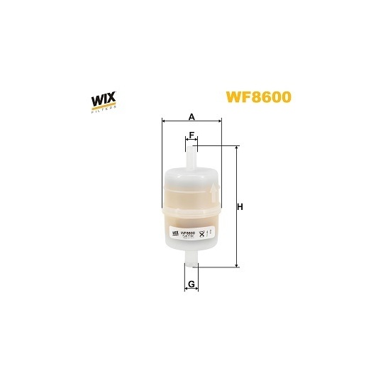 WF8600 - Fuel filter 