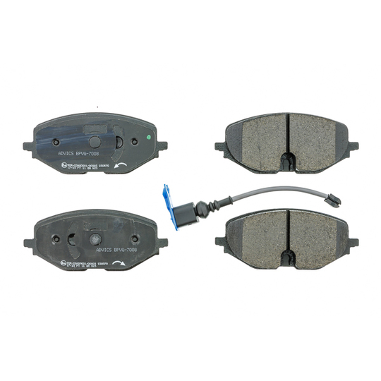 BPVG-7008 - Brake Pad Set, disc brake 