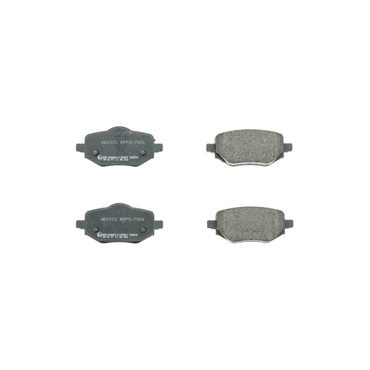 BPPS-7001 - Brake Pad Set, disc brake 