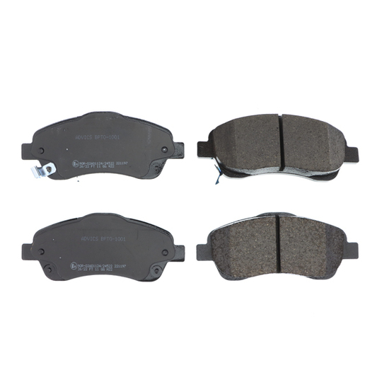 BPTO-1001 - Brake Pad Set, disc brake 