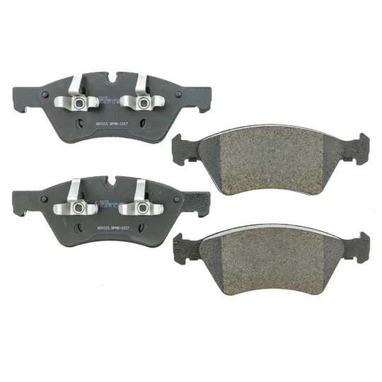 BPMB-1017 - Brake Pad Set, disc brake 