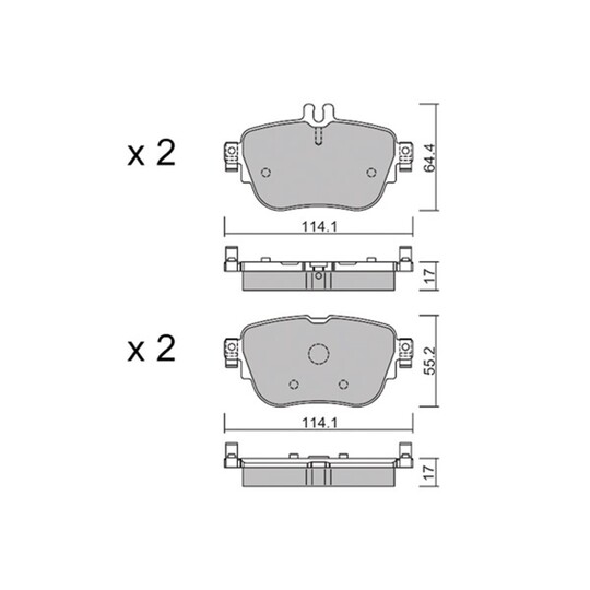 Brake Pad Set, disc brake