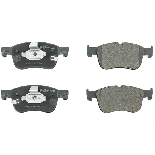 BPFD-7001 - Brake Pad Set, disc brake 