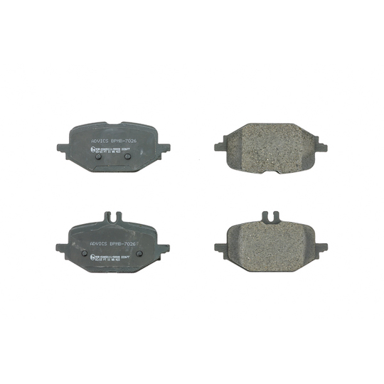 BPMB-7026 - Brake Pad Set, disc brake 
