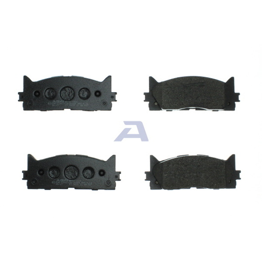 BPTO-1022 - Brake Pad Set, disc brake 
