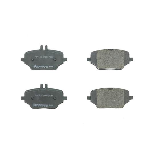 BPMB-7016 - Brake Pad Set, disc brake 