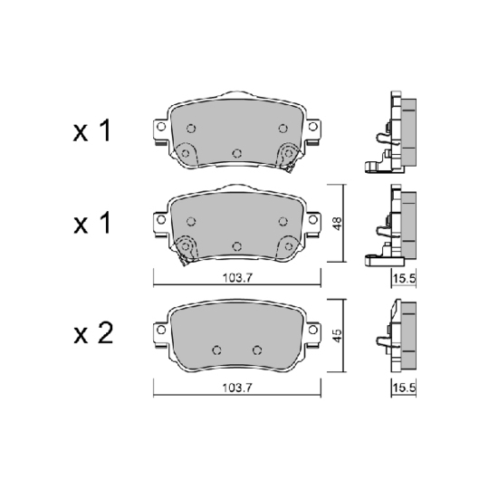 Brake Pad Set, disc brake