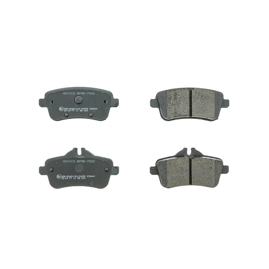 BPMB-7002 - Brake Pad Set, disc brake 