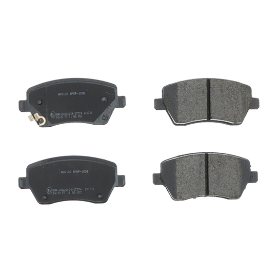 BPOP-1008 - Brake Pad Set, disc brake 