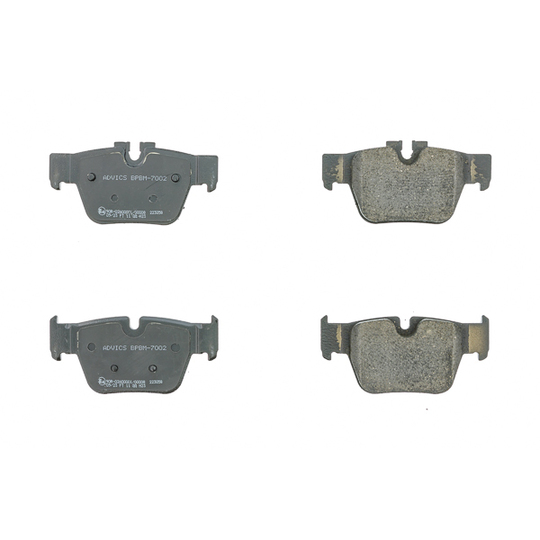 BPBM-7002 - Brake Pad Set, disc brake 