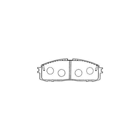 A2N080 - Brake Pad Set, disc brake 