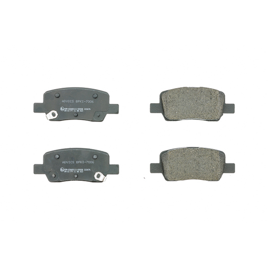 BPKI-7006 - Brake Pad Set, disc brake 