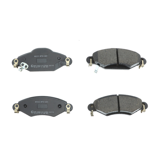 BPTO-1003 - Brake Pad Set, disc brake 