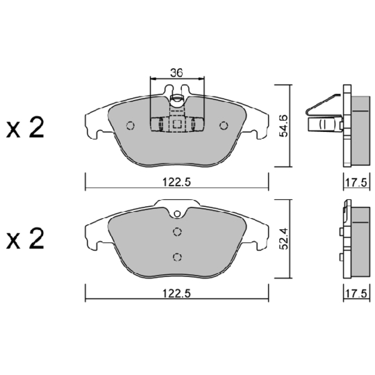 Brake Pad Set, disc brake