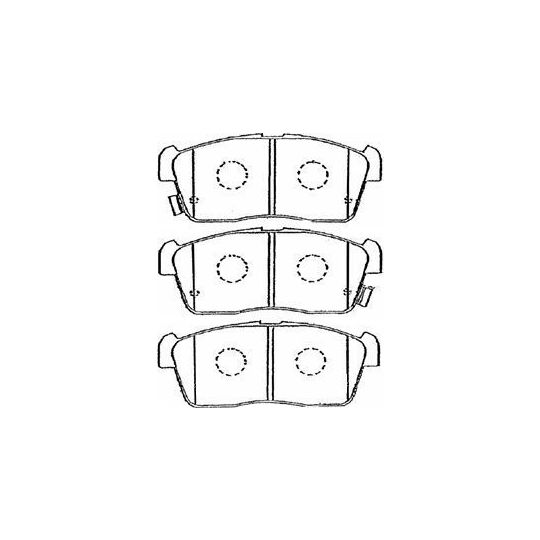 G1N006 - Brake Pad Set, disc brake 